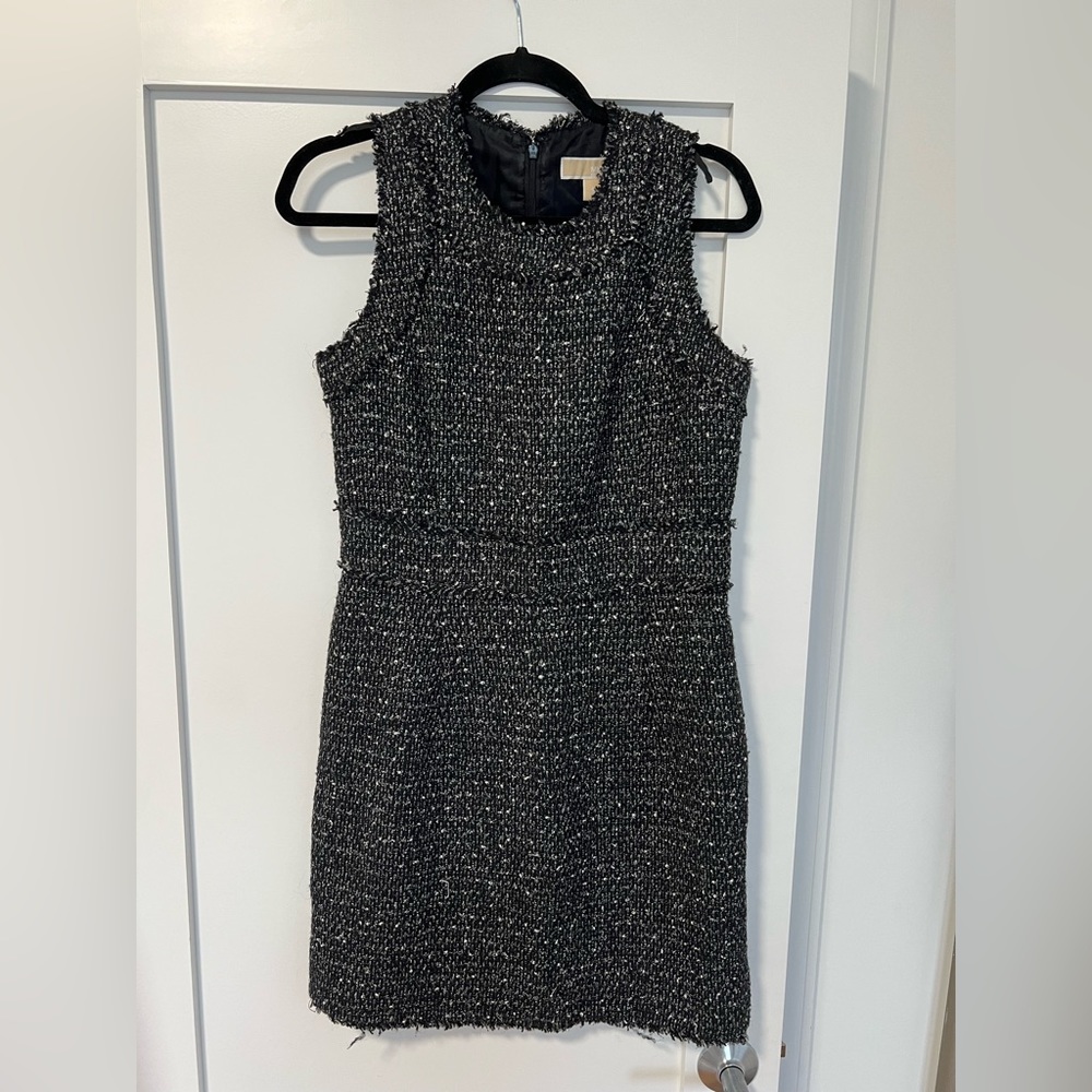 Tweed midi dress